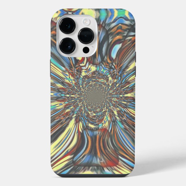 Coque iPhone Conception Abstraite Optique d'Art Pop Urbain Afri (Verso)