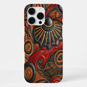 Coque iPhone 16 Pro Max Conception artisanale Alien complexe aux couleurs