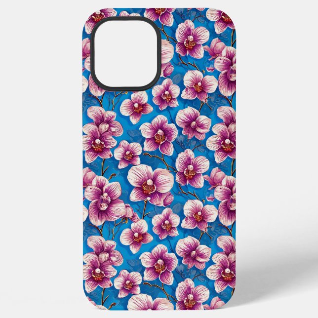 Coque iPhone Conception botanique esthétique d'orchidées pour c (Verso)