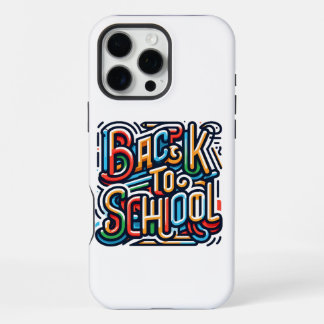 Coque iPhone 16 Pro Max Conception Colorée de Rentrée des Classes