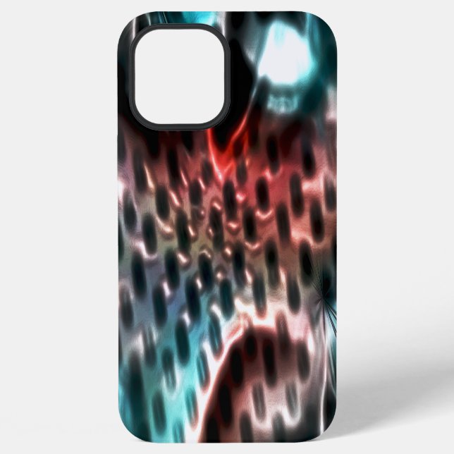 Coque iPhone Conception de carte perforée avec des gouttes 'd'e (Verso)