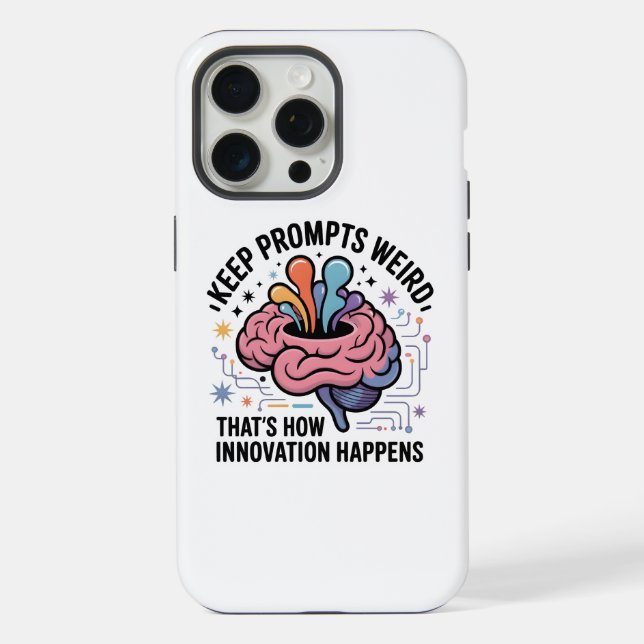 Coque iPhone Conception de cerveau d'innovation en intelligence (Verso)