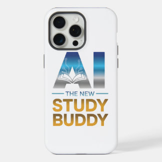Coque iPhone 15 Pro Max Conception de compagnon d'étude en intelligence ar