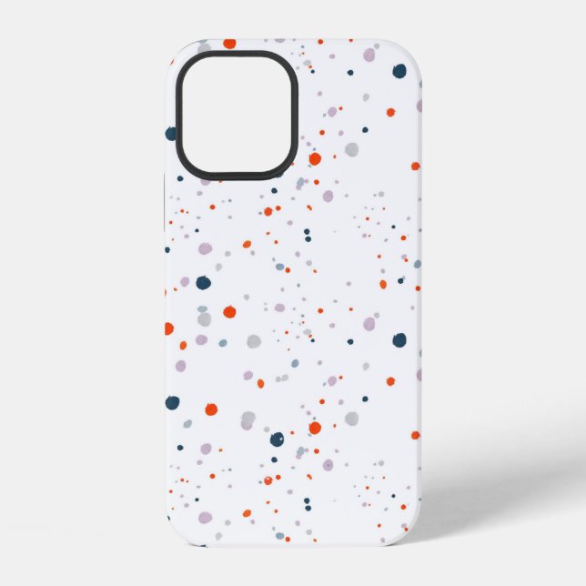 Coque iPhone Conception de confettis (Verso)