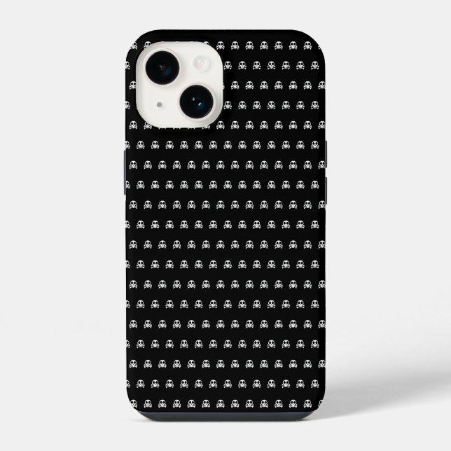 Coque iPhone Conception de crâne de pirate (Verso)