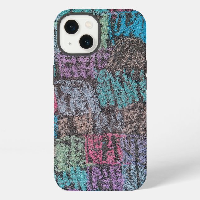 Coque iPhone Conception de décoration de maison abstraite multi (Verso)