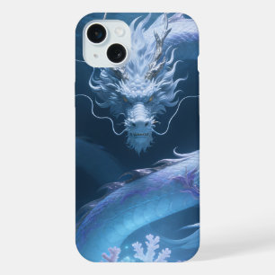 Coque iPhone 15 Plus Conception de fantasy artistique de dragon d'eau c
