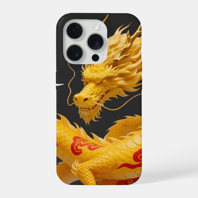 Coque iPhone Conception de fantasy artistique du dragon rouge d (Verso)
