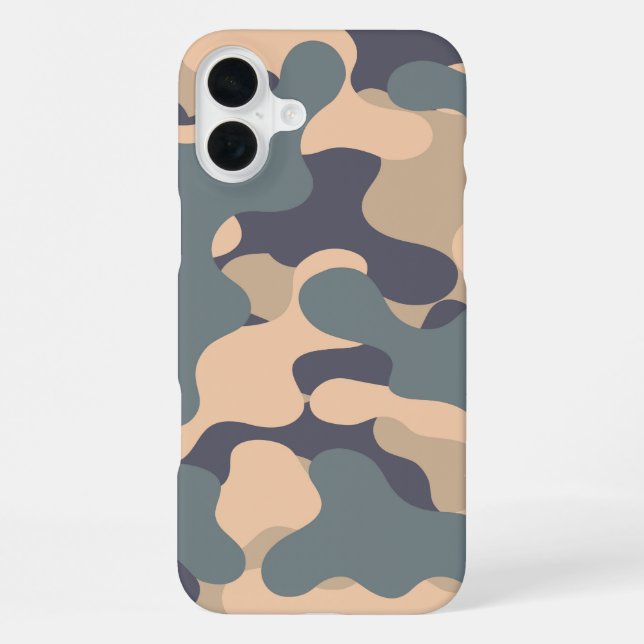 Coque iPhone Conception de fond de camouflage (Verso)