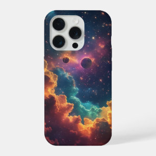 Coque iPhone 15 Pro Conception de galaxie de nébuleuse vibrante
