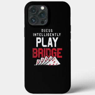 Etui iPhone 13 Pro Max Conception de jeu de cartes de bridge pour jouer p