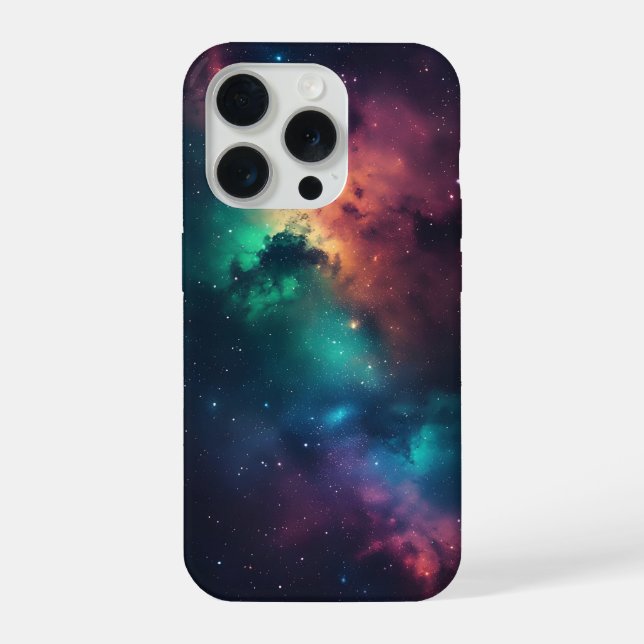 Coque iPhone Conception de jeu nébuleuse cosmique (Verso)