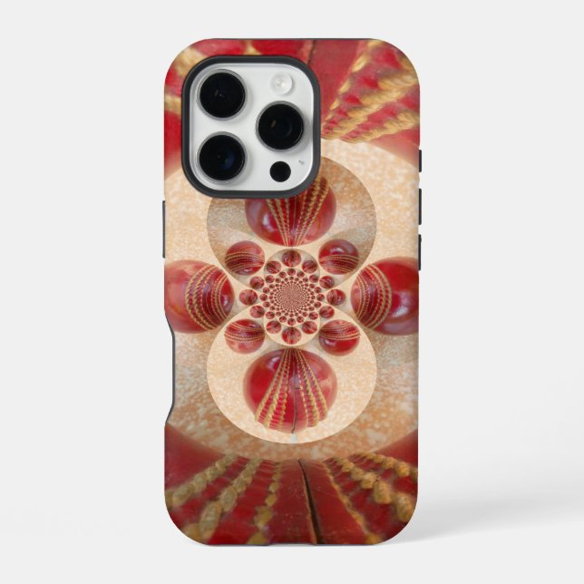 Coque iPhone Conception de l'impression d'art abstrait de balle (Verso)