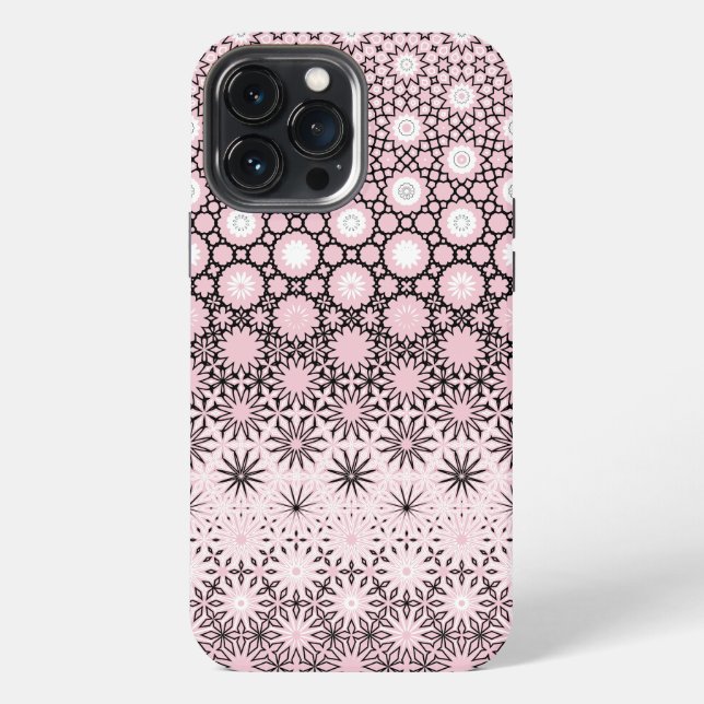 Coque iPhone Conception de métamorphose rose (Verso)