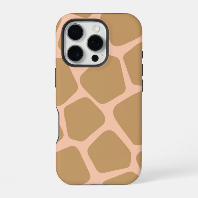 Coque iPhone Conception de motif à imprimé girafe (Verso)