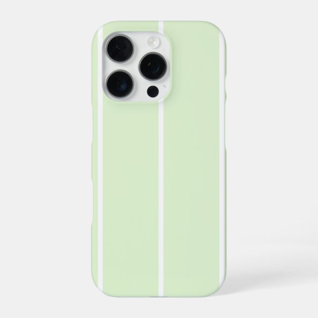 Coque iPhone Conception de motif à rayures verticales de couleu (Verso)
