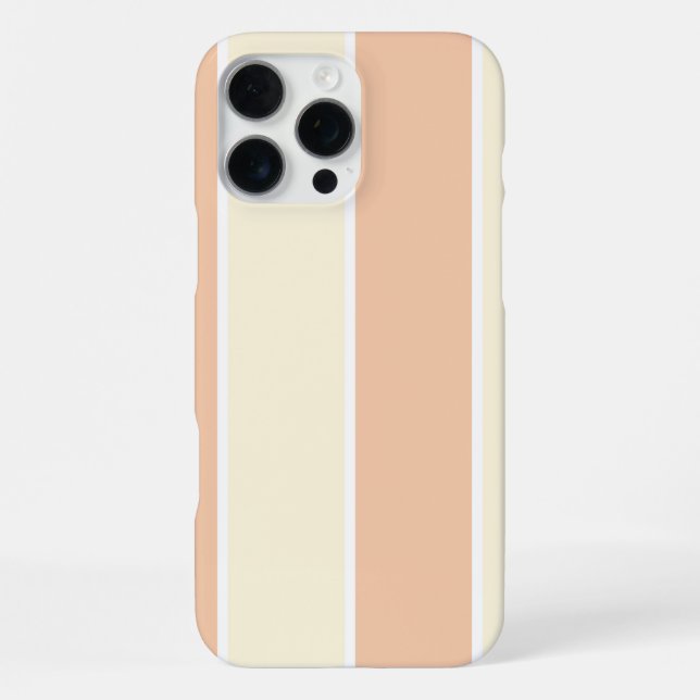 Coque iPhone Conception de motif à rayures verticales de couleu (Verso)