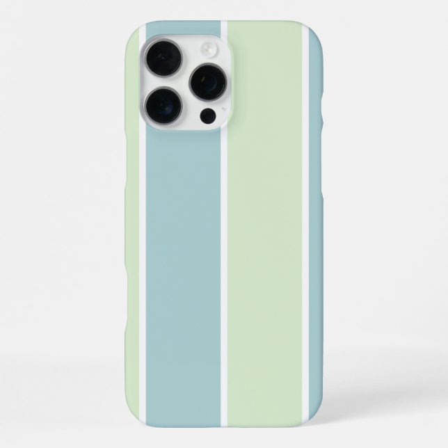 Coque iPhone Conception de motif à rayures verticales de couleu (Verso)