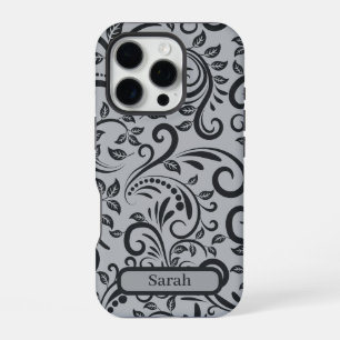Coque iPhone 16 Pro Conception de motif abstrait moderne personnalisé