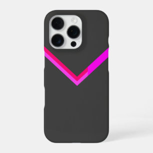 Coque iPhone 16 Pro Conception de motif chevron élégant