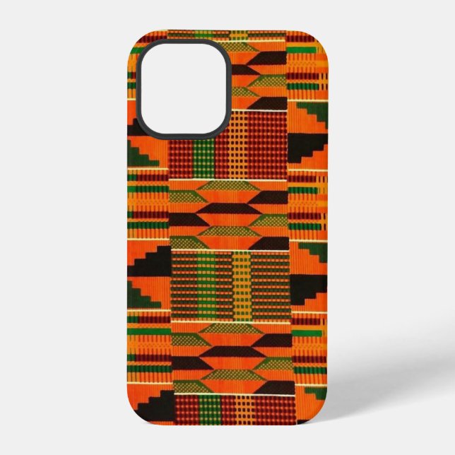 Coque iPhone Conception de motif de mariage africain (Verso)