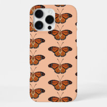 Conception de motif de papillon monarque citrine d