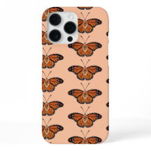 Conception de motif de papillon monarque citrine d
