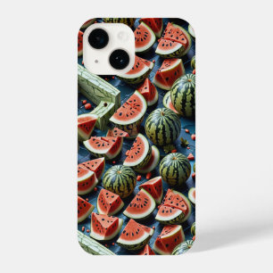 Coque Pour iPhone 14 Conception de Motif de pastèque juteuse 2