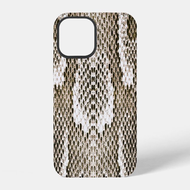 Coque iPhone Conception de motif de peau de python : motif anim (Verso)