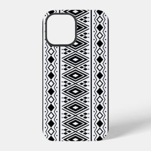 Coque iPhone 12 Conception de motif ethnique transparent vintageab