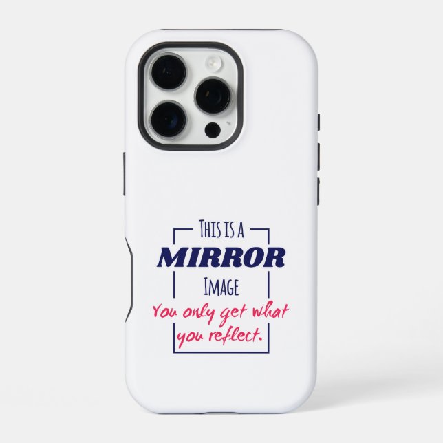 Coque iPhone Conception de motivation Mentalité de réflexion da (Verso)