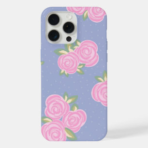 Coque iPhone 15 Pro Max Conception de rose antique romantique