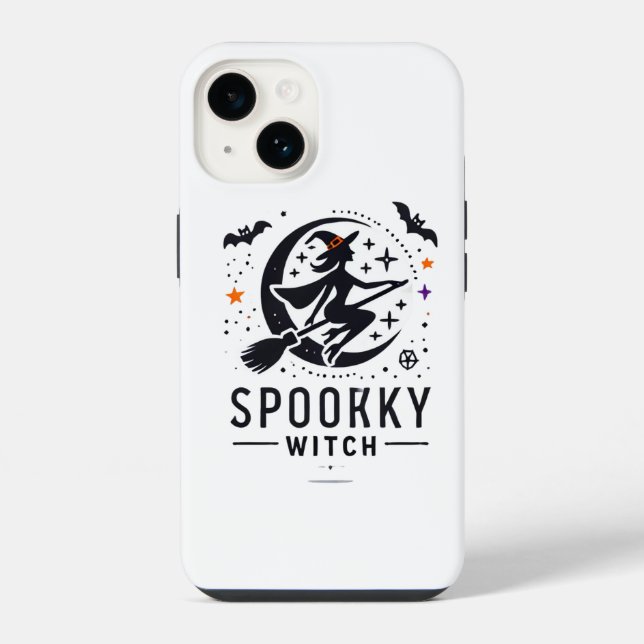 Coque iPhone Conception de sorcière effrayante Halloween - Vola (Verso)
