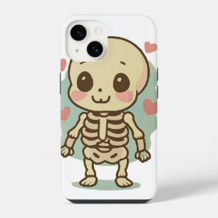 Coque Pour iPhone 14 Conception de squelette esthétique mignon pour coq