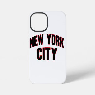 Coque iPhone 12 Mini Conception de T‑Shirt Cœur J'Aime New York