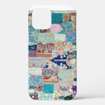 Conception de tapisserie de quilt Aqua et Bleu