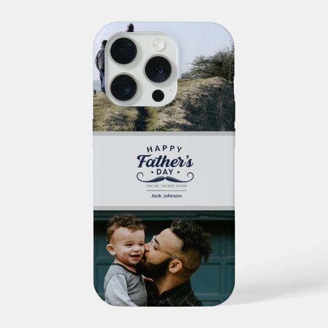 Coque iPhone Conception de tribute de moustache pour la fête de (Verso)