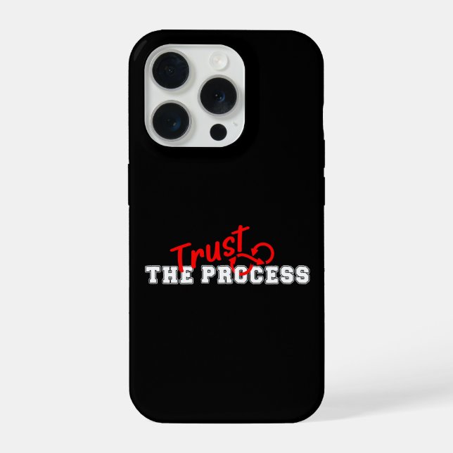Coque iPhone Conception de typographie inspirante Confiance dan (Verso)