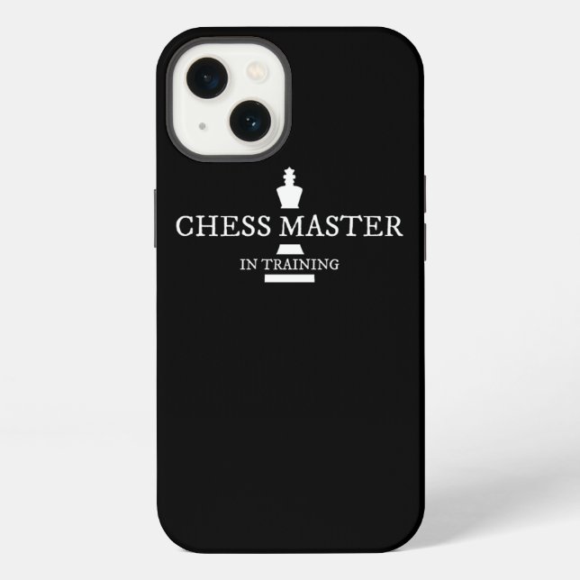 Coque iPhone Conception d'échecs pour enfants (Verso)