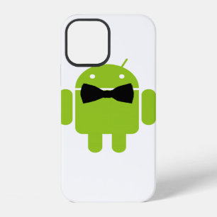 Coque iPhone 12 Conception d'icône de robot Android de style forme