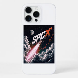 Coque iPhone 16 Pro Max Conception d'investisseur SPCX SpaceX IPO Action