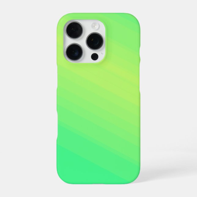 Coque iPhone Conception d'Ombre Verte (Verso)