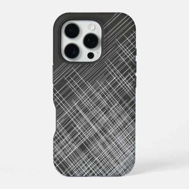 Coque iPhone Conception élégante sur gris foncé (Verso)