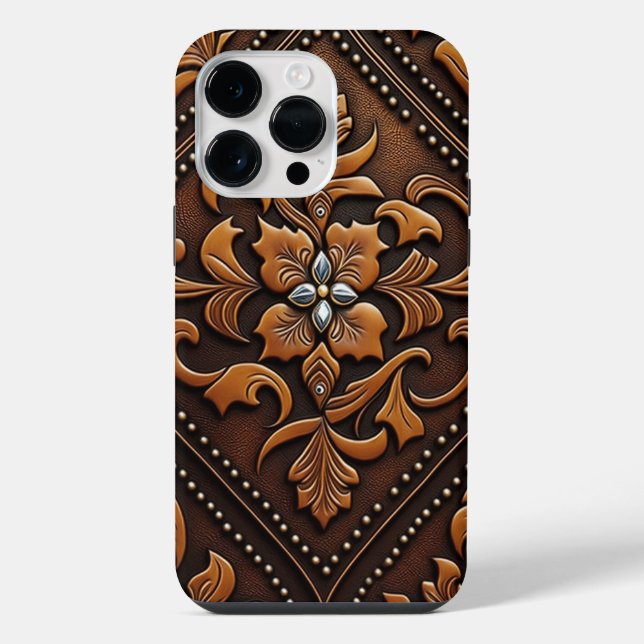 Coque iPhone Conception en cuir à outils (Verso)