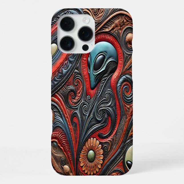 Coque iPhone Conception extraterrestre complexe inspirée par de (Verso)