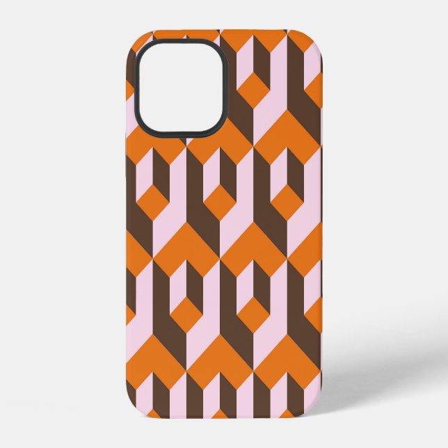 Coque iPhone Conception géométrique Abstraite et transparente. (Verso)