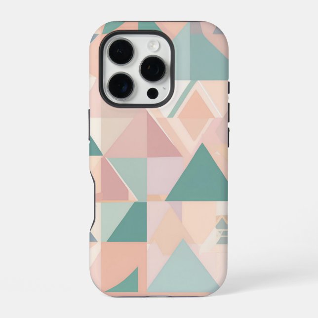 Coque iPhone 🔷 "Conception géométrique esthétique" 🔶 (Verso)