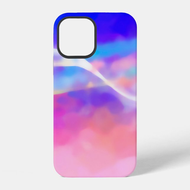 Coque iPhone conception texture fond d'art numérique abstrait l (Verso)