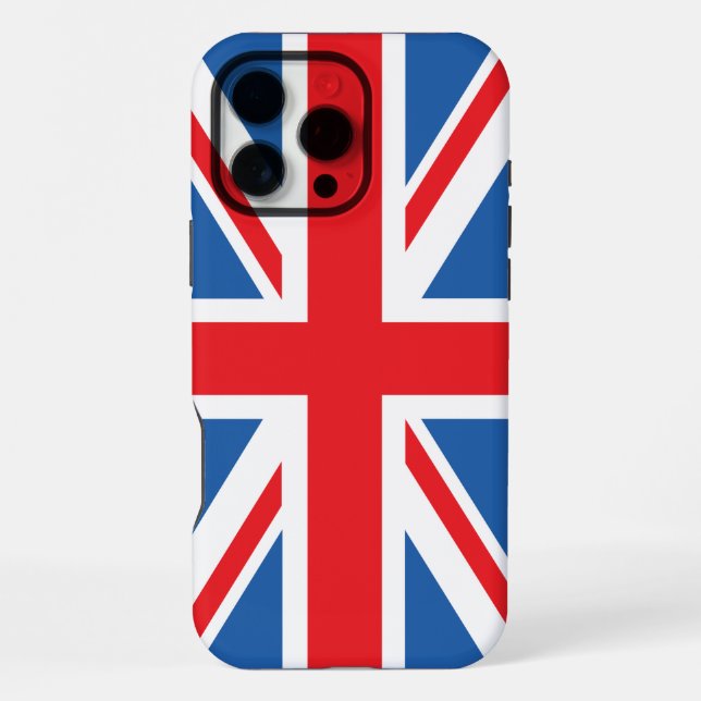 Coque iPhone Conception Union Jack/Drapeau (Verso)