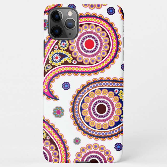 Coque iPhone Conceptions Paisley Élégantes (Dos)